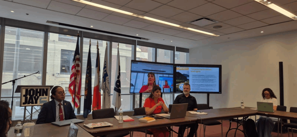 Youth RISE membership speak during the VNGOC's side event at the United Nations High-Level Political Forum